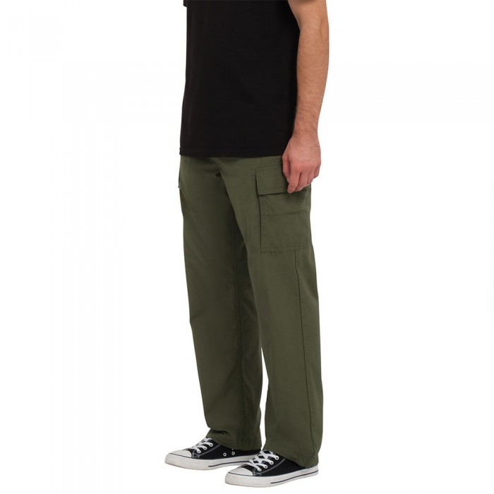 [해외]볼컴 Squads Cargo Loose Tapered Fit 바지 140083738 Squadron Green