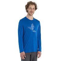 [해외]아이스브레이커 테크 Lite II 스키ing Yeti 메리노 긴팔 티셔츠 4140125760 Lazurite