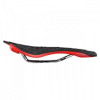 [해외]TIOGA Spyder Twin Tail 2 Titanium 자전거 안장 1140271154 Opaque Red