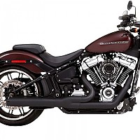 [해외]RINEHART 풀 라인 시스템 2-1 Harley Davidson FLDE 1750 ABS 소프트ail Deluxe 107 Ref:200-0203 9140124472 Black