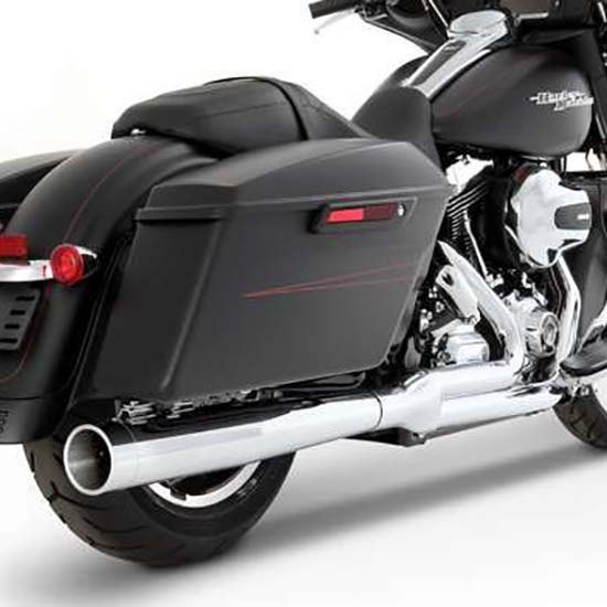 [해외]RINEHART 2-1 Harley Davidson FLHR 1584 Road King Ref:200-0100C 비인증된 완전 배기 시스템 9140124476 Chrome