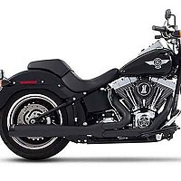 [해외]RINEHART 풀 라인 시스템 2-1 Harley Davidson FLS 1690 소프트ail Slim Ref:200-0201 9140124477 Black