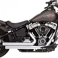 [해외]RINEHART 풀 라인 시스템 2-2 Flush Harley Davidson FLDE 1750 ABS 소프트ail Deluxe 107 Ref:300-1101C 9140124479 Chrome