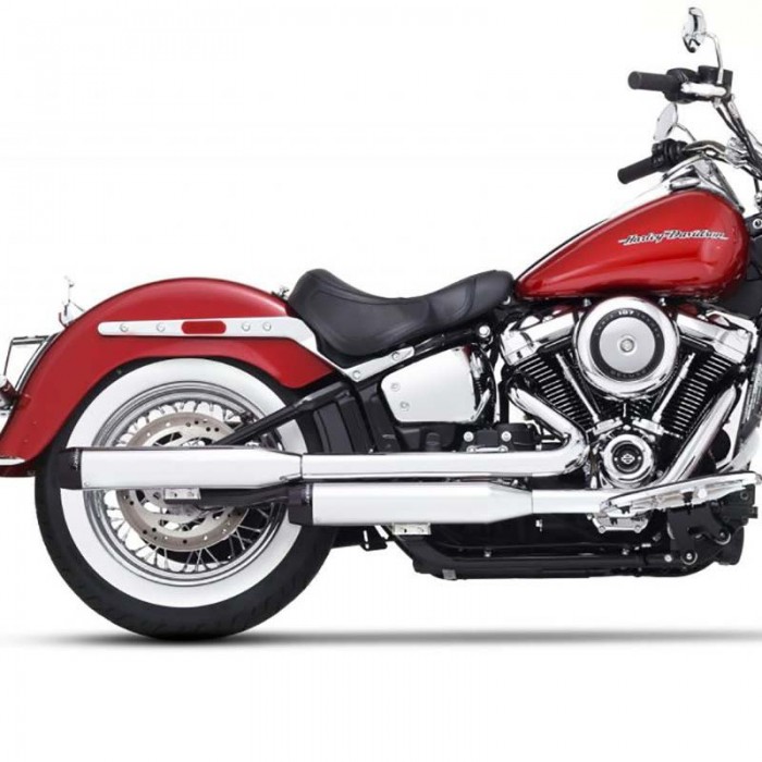 [해외]RINEHART 3.5´´ Harley Davidson FLDE 1750 ABS Softail Deluxe 107 Ref:500-1210 비인증 슬립온 머플러 9140124483 Black / Chrome