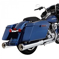 [해외]RINEHART 슬립온 머플러 4.5´´ DBX45 Tradition Harley Davidson FLHR 1750 로드 King 107 Ref:500-0185C 9140124510 Chrome
