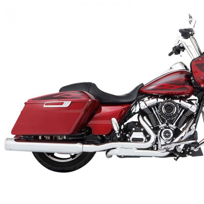 [해외]RINEHART 4.5´´ EC Tradition Harley Davidson FLHR 1750 로드 King 107 Ref:800-0110TC-ECA 슬립온 머플러 9140124518 Chrome