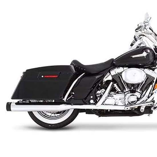 [해외]RINEHART 4´´ Harley Davidson FLHR 1340 Road King Ref:500-0102 비인증 슬립온 머플러 9140124529 Black / Chrome