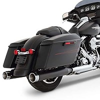 [해외]RINEHART 슬립온 머플러 4´´ Harley Davidson FLHR 1340 로드 King Ref:500-0103C 9140124532 Black / Chrome