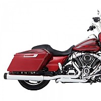 [해외]RINEHART Sliml-e Duals Moto프로 45 4.5´´ Harley Davidson FLHR 1750 로드 King 107 Ref:100-0406 전체 라인 시스템 9140124555 Black / Chrome