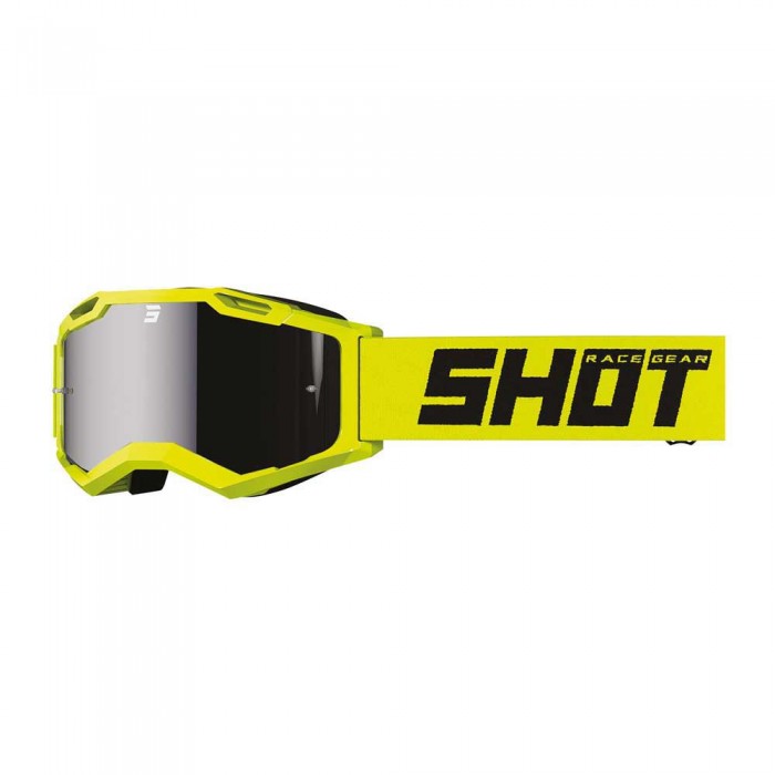 [해외]SHOT Assault Solid 오프로드 고글 9140278422 Glossy Iridium Fluo Yellow