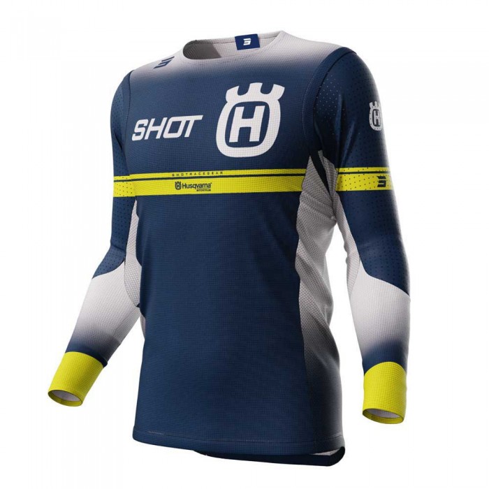 [해외]SHOT Aerolite Husqvarma Limited Edition 2024 긴팔 티셔츠 9140278410 Blue