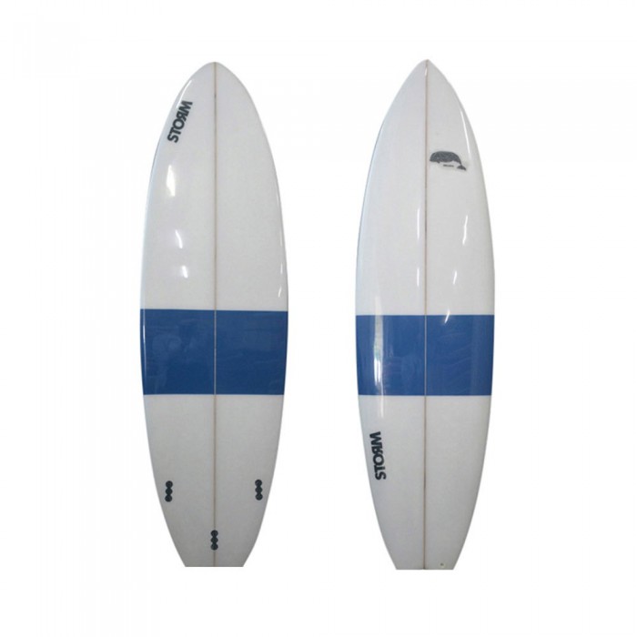 [해외]STORM BLADE 서핑보드 Beluga 미니 Malibu D1 6´8´´ 14138783424 White / Blue