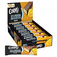 [해외]CORNY 박스 단백질 바와 맛있는 망고 Chocolate 30% 단백질 그리고 아니요 추가됨 설탕 50g 18 단위 4140218939 Multicolor