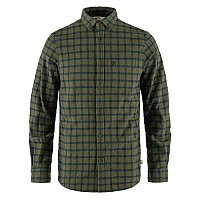 [해외]피엘라벤 ?vik Flannel 긴팔 셔츠 4140217766 Laurel Green / Indigo Blue