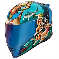 [해외]ICON 에어flite™ Pleasuredome4 풀페이스 헬멧 9140293040 Blue