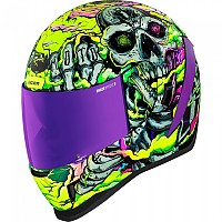 [해외]ICON 에어form™ Hippy Dippy 풀페이스 헬멧 9140293058 Fluo Yellow / Purple