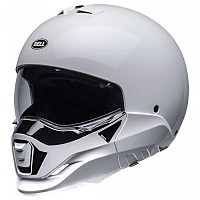 [해외]BELL MOTO Broozer 컨버터블 헬멧 9140293624 White