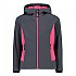 [해외]CMP 재킷 Fix Hood 3A29385N 5139192541 Titanium / Fuxia