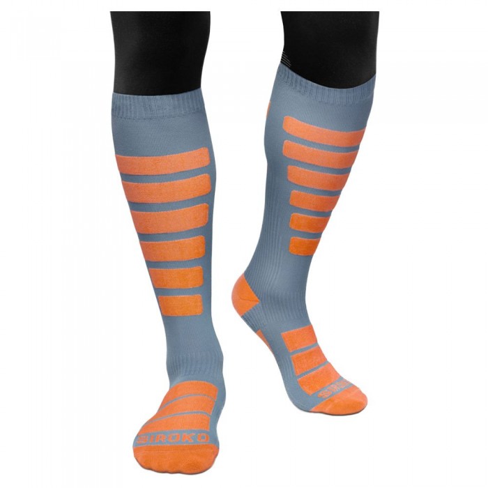 [해외]SIROKO 양말 Aoraki Slide 5139683665 Grey / Mandarine