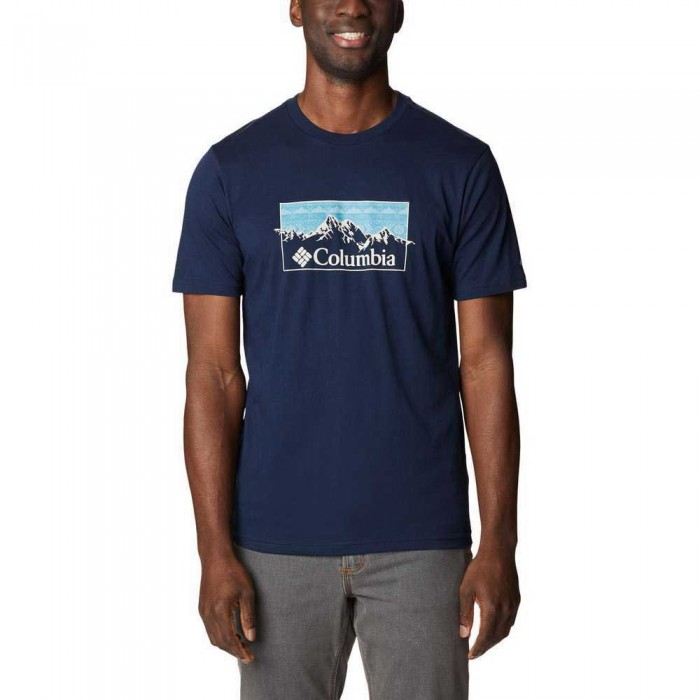 [해외]컬럼비아 Csc™ 반팔 티셔츠 4140117218 Collegiate Navy / Checkered Range