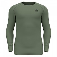 [해외]오들로 크루 넥 기본 레이어 액티브 웜 에코 7140084425 Matte Green