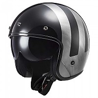 [해외]LS2 OF601 Bob II 라인s 오픈 페이스 헬멧 9140233900 Black / Jeans
