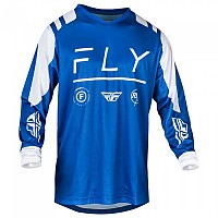 [해외]FLY RACING 긴팔 티셔츠 F-16 9140293789 Navy / Hi-Vis / White