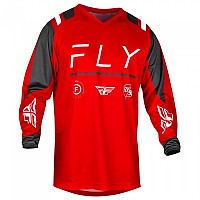 [해외]FLY RACING F-16 긴팔 티셔츠 9140293793 Grey / Red