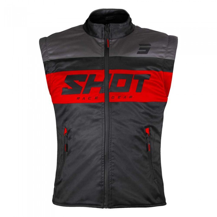 [해외]SHOT Bodywarmer Lite 조끼 9140332797 Black / Red