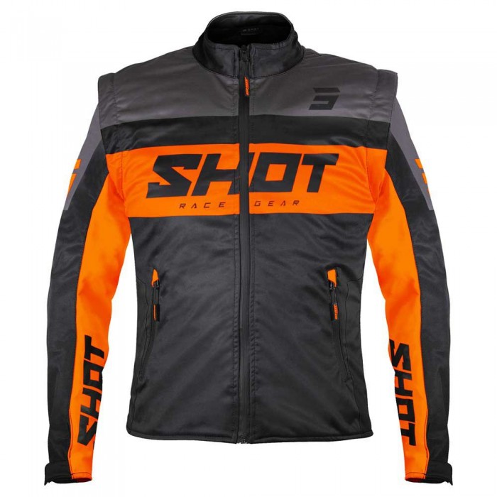 [해외]SHOT Softshell Lite 조끼 9140332836 Black / Orange