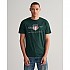 [해외]간트 Archive Shield Regular Fit 반팔 티셔츠 140077291 Tartan Green