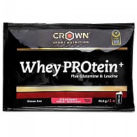 [해외]CROWN SPORT NUTRITION 딸기맛 모노도스 사셰 Whey PROtein+ 26.5g 4139963624 Black