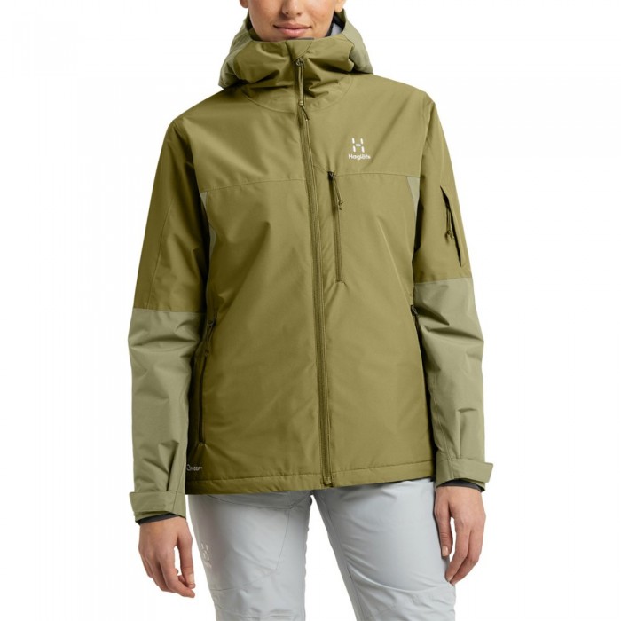 [해외]하그로프스 Gondol Insulated 자켓 4140027563 Thyme Green / Olive Green