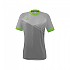 [해외]ERIMA Mantua 반팔 티셔츠 3140273138 Silver Grey / Green Gecko