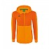 [해외]ERIMA 풀 지퍼 스웨트셔츠 Six Wings Training 3140273560 New Orange / Orange