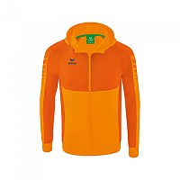 [해외]ERIMA 풀 지퍼 스웨트셔츠 Six Wings Training 3140273559 New Orange / Orange