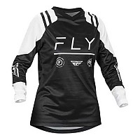 [해외]FLY RACING F-16 긴팔 티셔츠 9140293786 Black / White