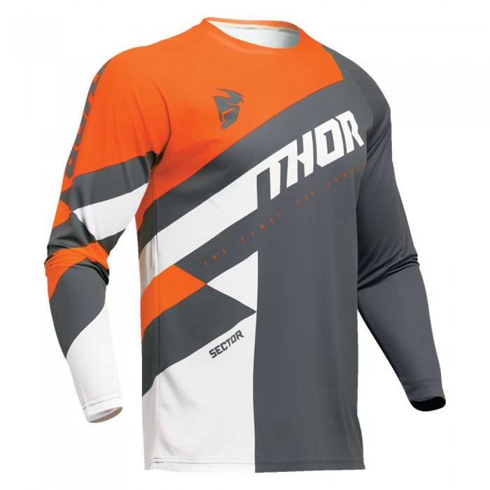 [해외]THOR Sector 긴팔 티셔츠 9140094881 Charcoal / Orange