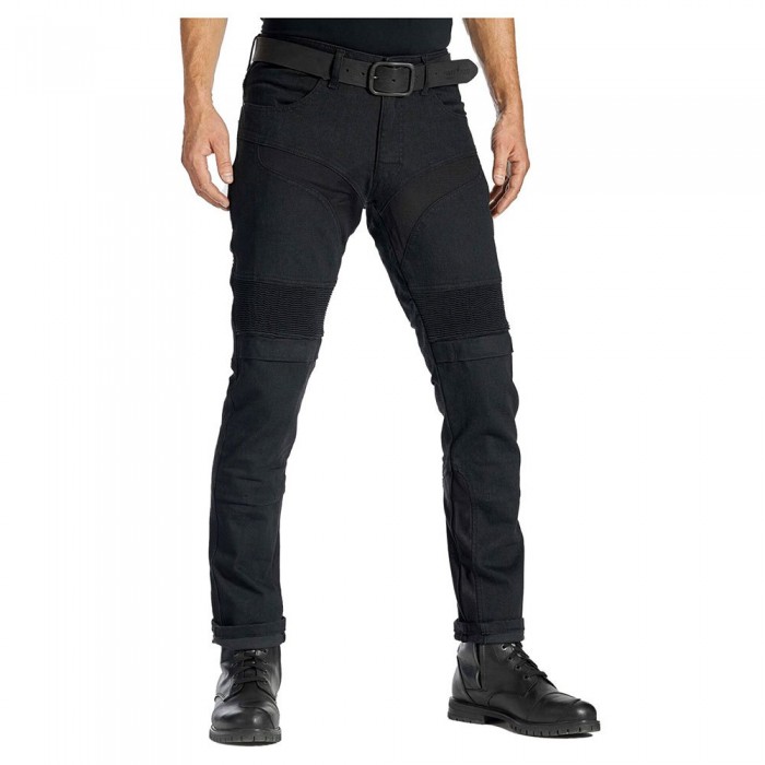 [해외]PANDO MOTO Karldo Slim 청바지 9140283898 Black