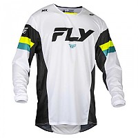 [해외]FLY RACING Kinetic Prix 긴팔 티셔츠 9140293921 Black / White / Neon Yellow