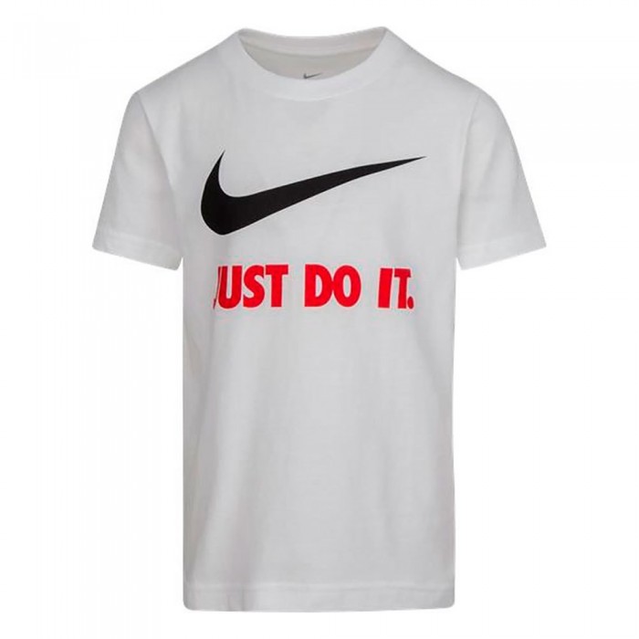 [해외]나이키 KIDS 반소매 티셔츠 Swoosh Just Do It 15140159034 White / Red