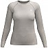 [해외]오들로 Crew Essential Seamless 긴팔 티셔츠 6140084419 Silver Cloud Melange