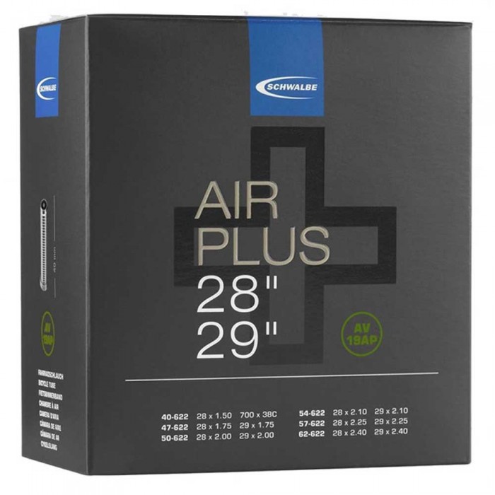 [해외]슈발베 Air Plus Standard 40 mm 내부 튜브 1138224373 Black