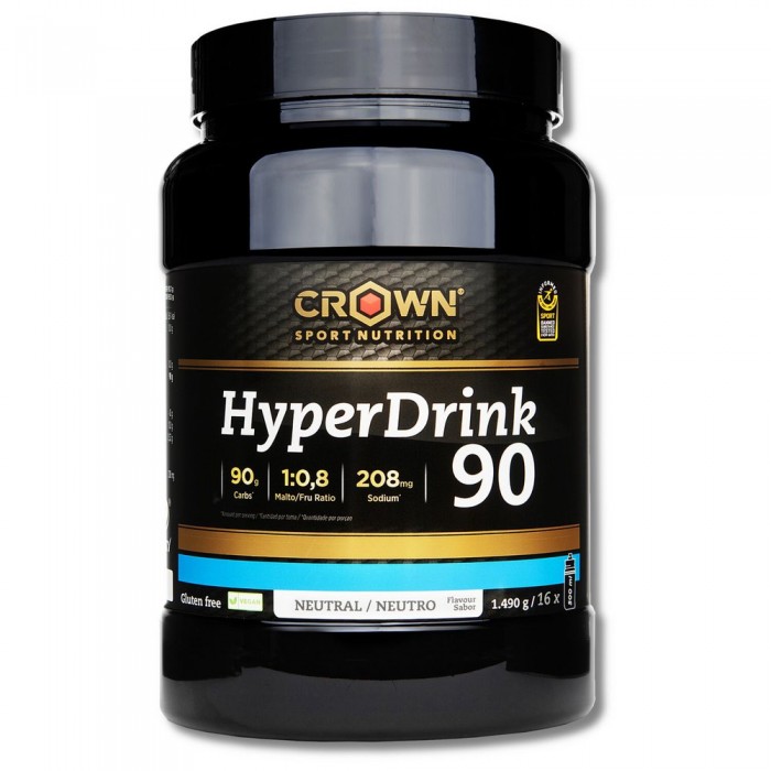 [해외]CROWN SPORT NUTRITION 활력이 넘치는 파우더 포트 HyperDrink 90 1.49 킬로그램 중립적 7140367351 Black