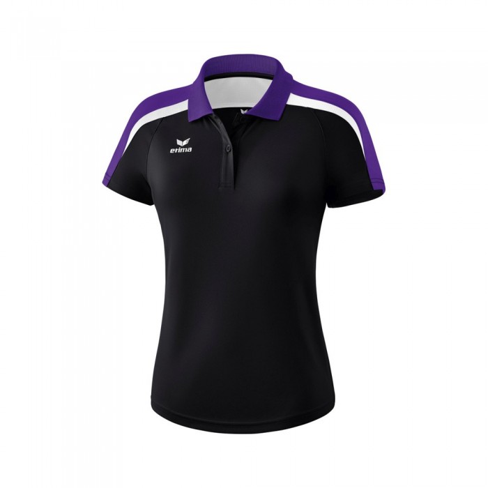 [해외]ERIMA Liga 2.0 반팔 폴로 셔츠 7138485416 Black / Dark Violet / White