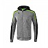 [해외]ERIMA Training Liga 2.0 Avec Hood 자켓 7140294305 Grey Marl / Black / Green Gecko