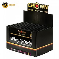 [해외]CROWN SPORT NUTRITION 단백질 향 주머니 상자 Whey PROtein+ 26.5g 10 단위 딸기 4140367359 Black