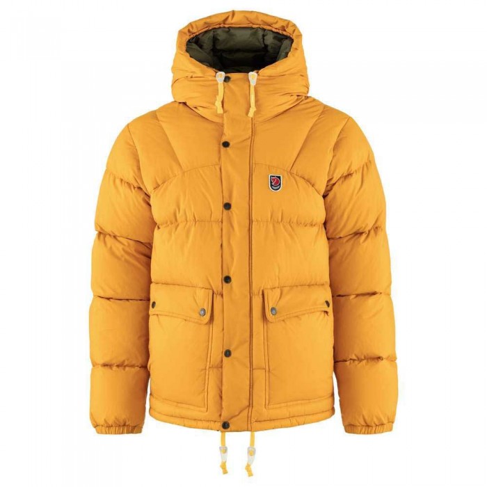 [해외]피엘라벤 Expedition Lite 다운 자켓 4140217553 Mustard Yellow / Green