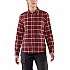 [해외]피엘라벤 ?vik Flannel 긴팔 셔츠 4140211691 Deep Red