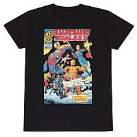 [해외]HEROES Guardians Of The Galaxy Vol 3 Comic Cover 반팔 티셔츠 140364453 Black
